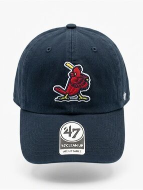 '47 Navy Baseball Cap with Red Cardinal Logo